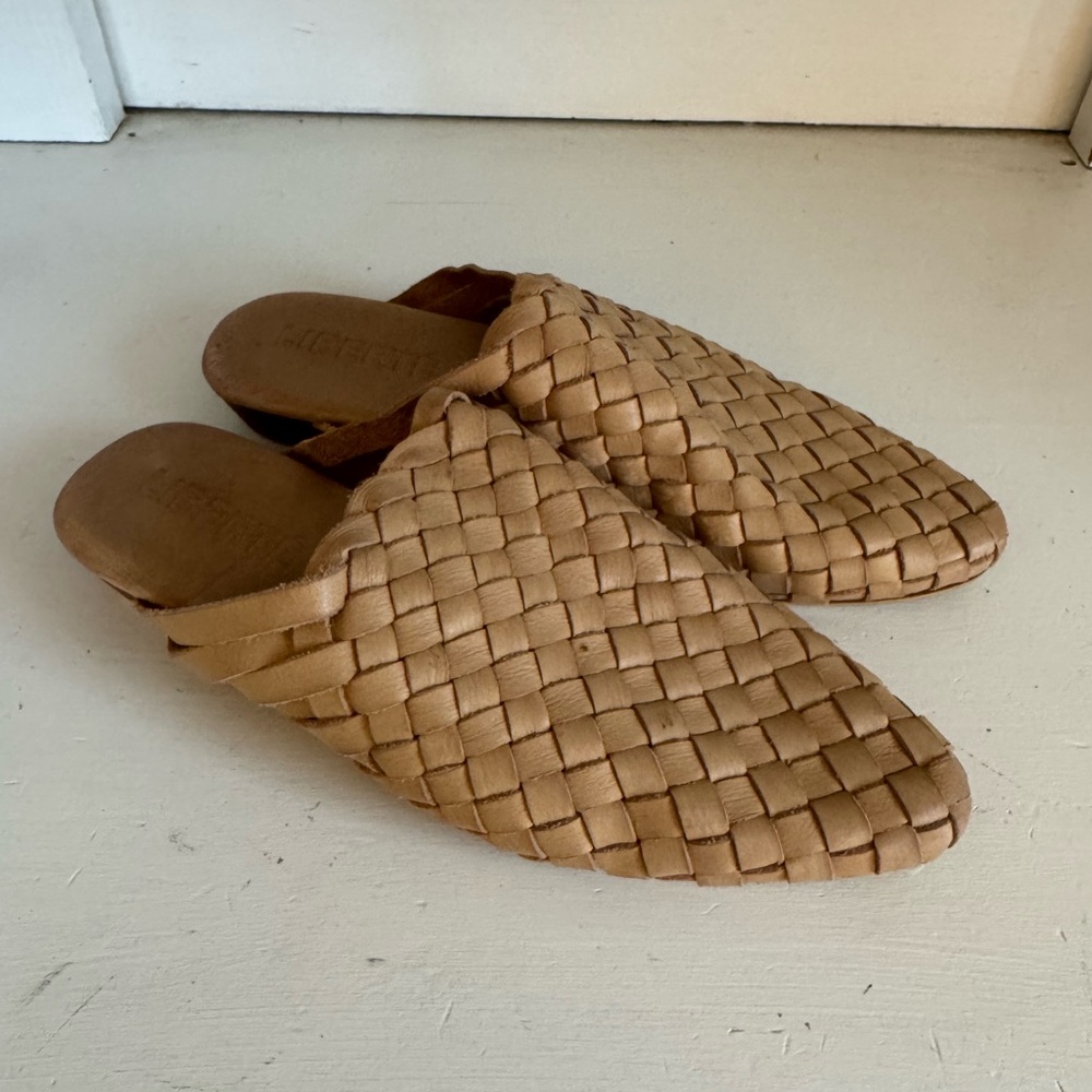 Liberte Prague woven‎ mules size 8